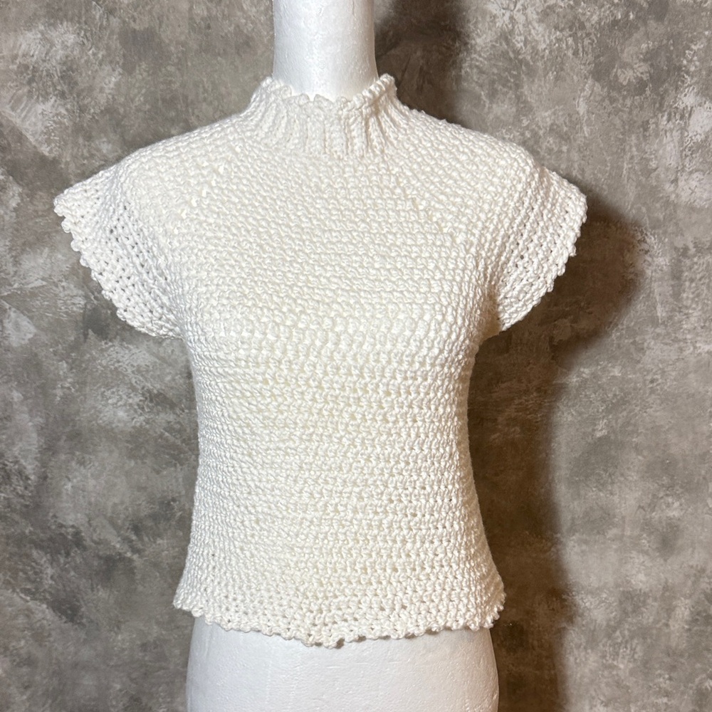 Beautiful Homemade Knit Sweater (Love 17)